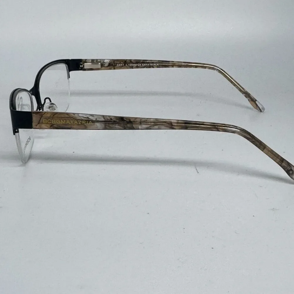 BCBGMAXAZRIA Kana Black Eyeglasses Frame 53-17-135mm B34mm‎ H16797
